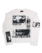 Birth of Royal Child 90s Hollywood L/S Tee Vintage White