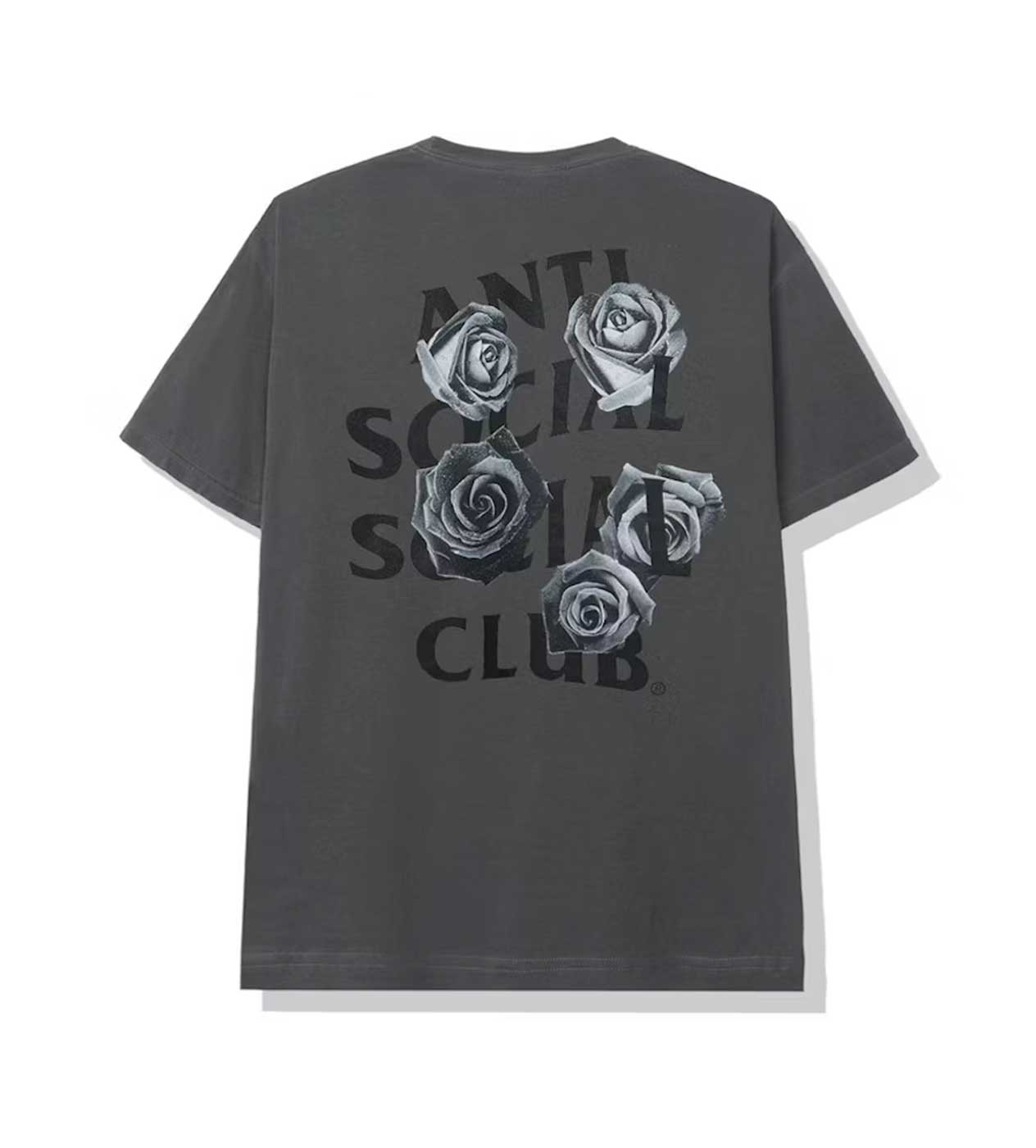 Product Image Of ASSC Bat Emoji Grey Tee Back