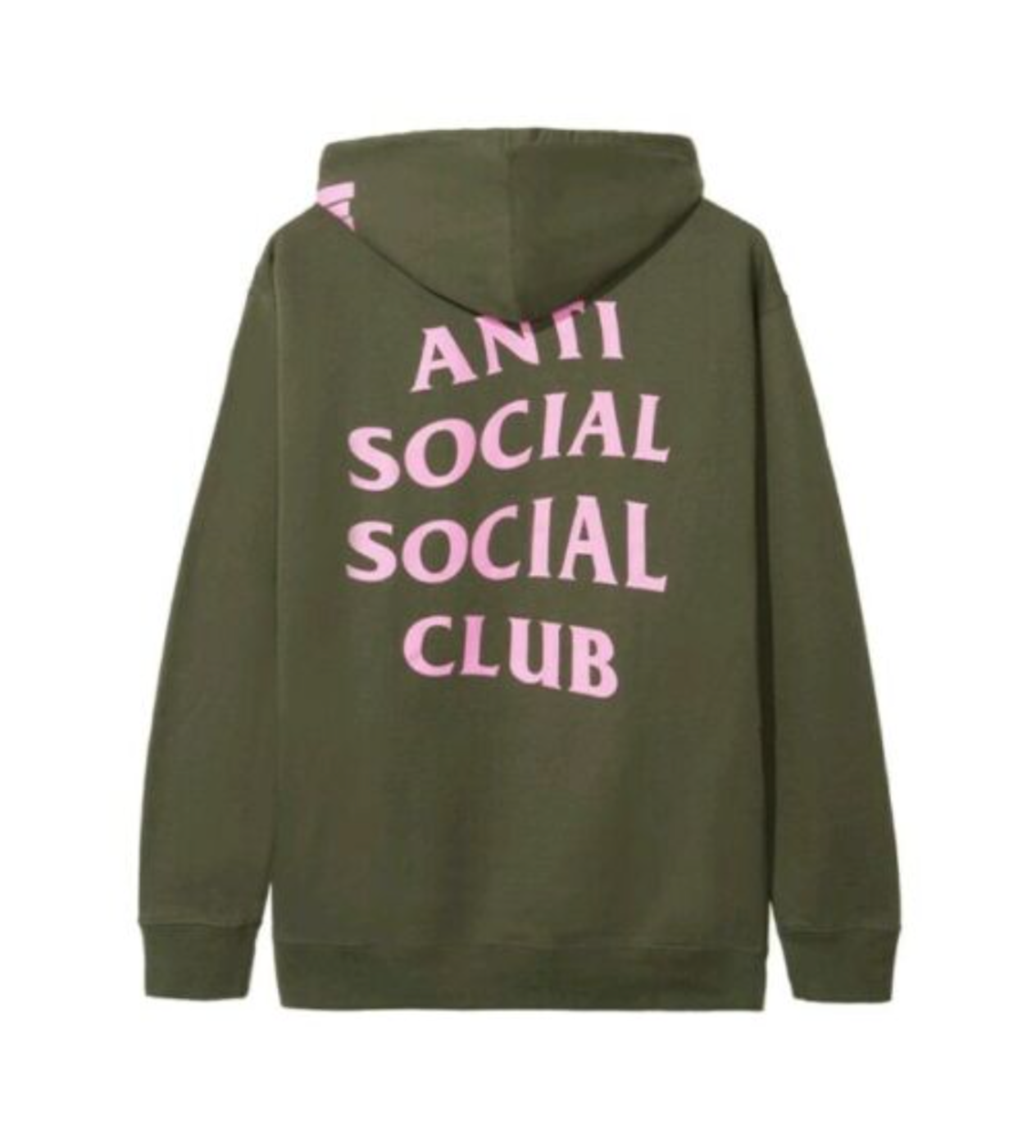 Anti social social club green hoodie discount