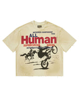 All Human The Pines Tee Cream