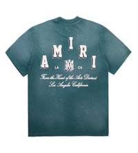 Amiri Collegiate Green Tee front view