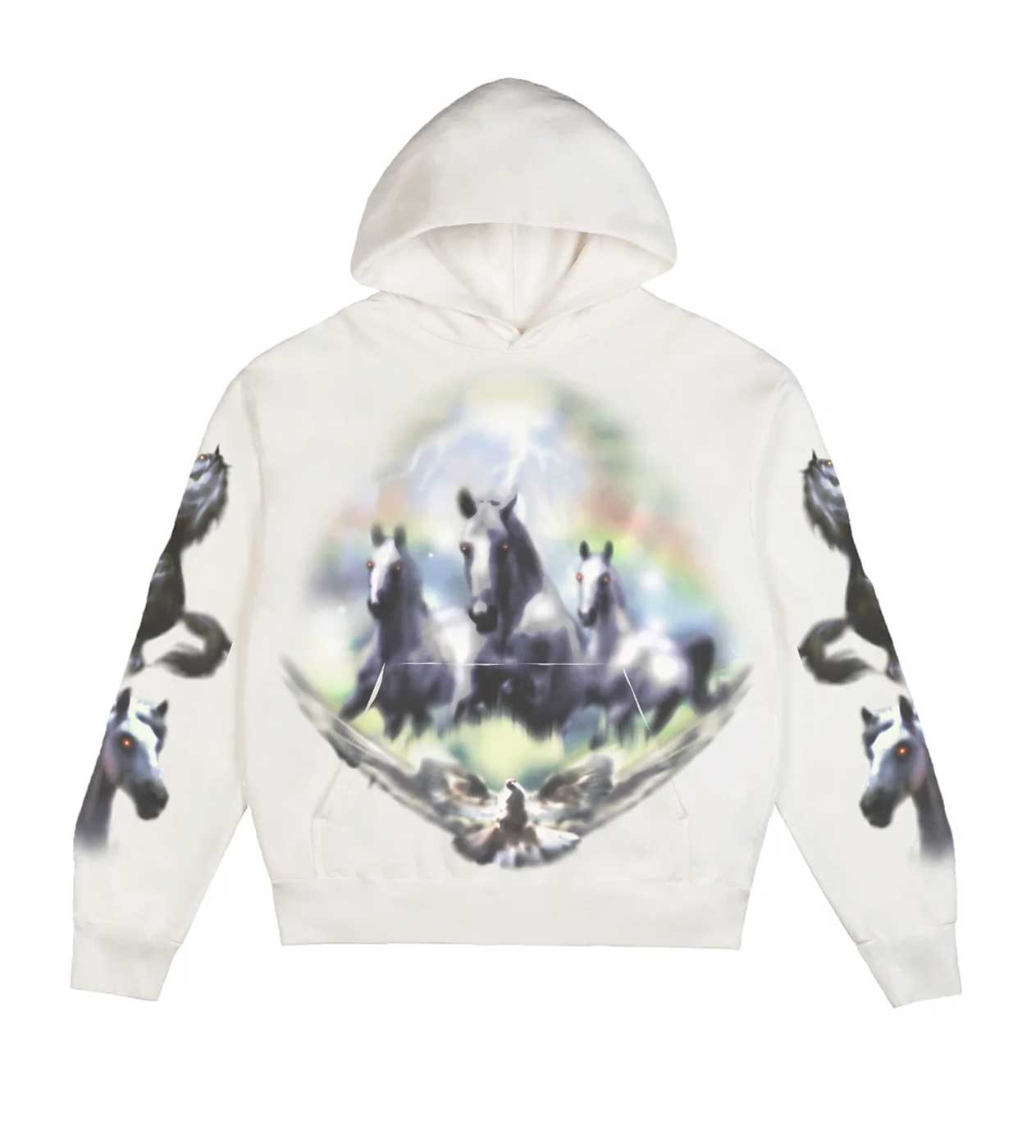 Basketcase Stampede Hoodie White – Restock AR