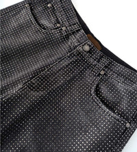 Birth of Royal Child 20K Diamond Stellar Denim Pants Black