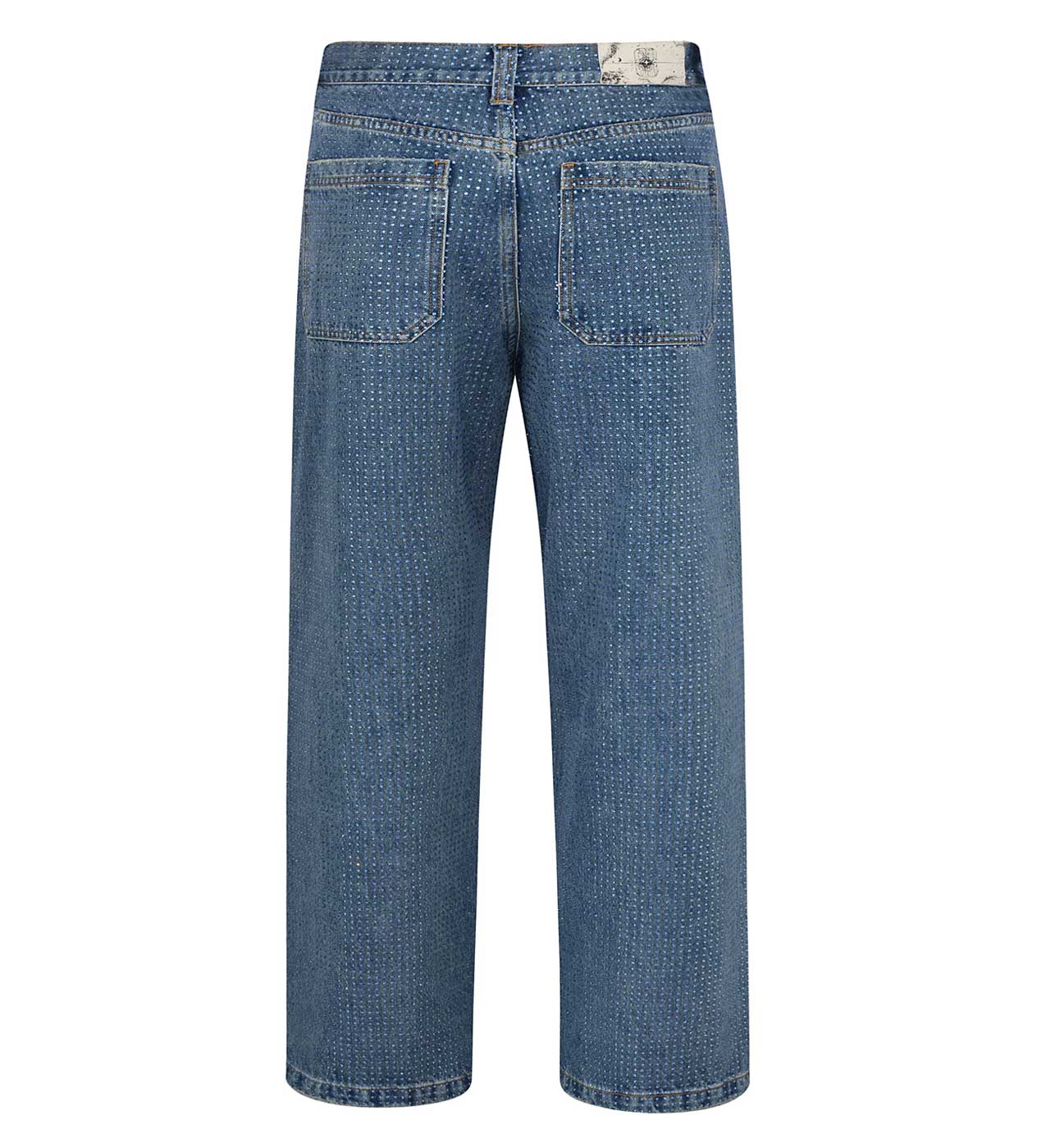 Birth of Royal Child 20K Diamond Stellar Denim Pants Blue