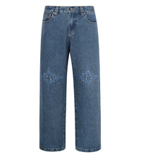 Birth of Royal Child 20K Diamond Stellar Denim Pants Blue