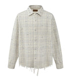 Birth of Royal Child 20k Diamond Pearl Flannel Shirt Beige