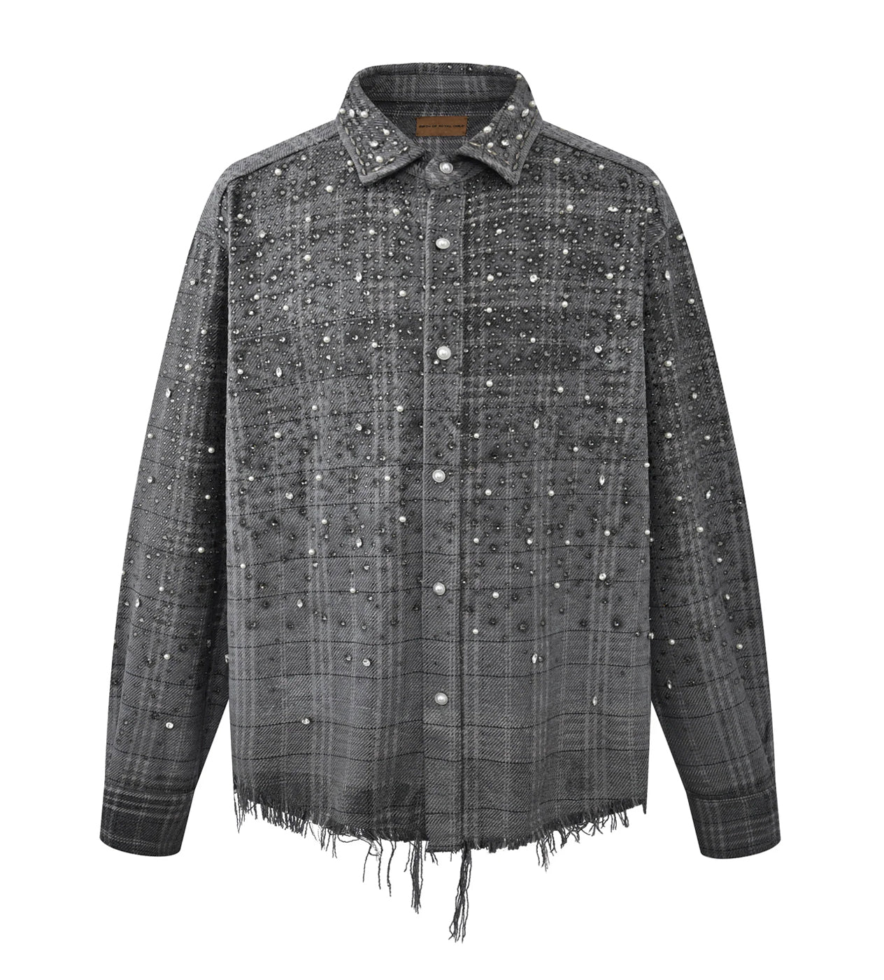 Birth of Royal Child 20k Diamond Pearl Flannel Shirt Grey