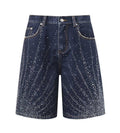 Birth of Royal Child 20k Diamond Starlight Denim Shorts Blue