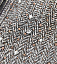 Birth of Royal Child 20k Diamond Zipper Jacket Dark Grey