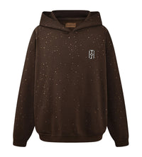 Birth of Royal Child 20k Swarovski Diamond Hoodie Brown