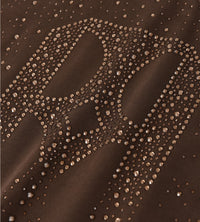 Birth of Royal Child 20k Swarovski Diamond Hoodie Brown