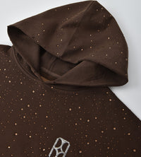 Birth of Royal Child 20k Swarovski Diamond Hoodie Brown