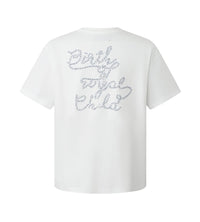 Birth of Royal Child Beaded Nile River Tee White