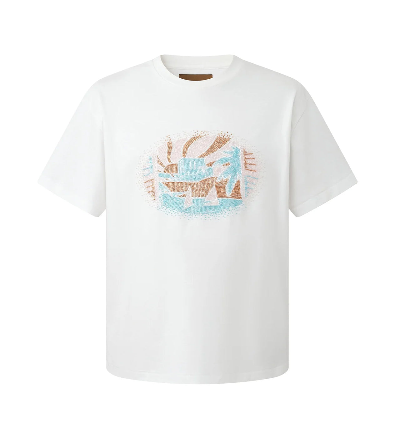Birth of Royal Child Beaded Nile River Tee White – Restock AR