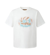 Birth of Royal Child Beaded Nile River Tee White