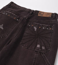 Birth of Royal Child Bijou Fading Cargo Pants Brown
