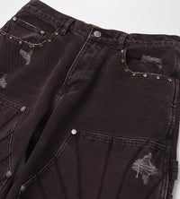 Birth of Royal Child Bijou Fading Cargo Pants Brown