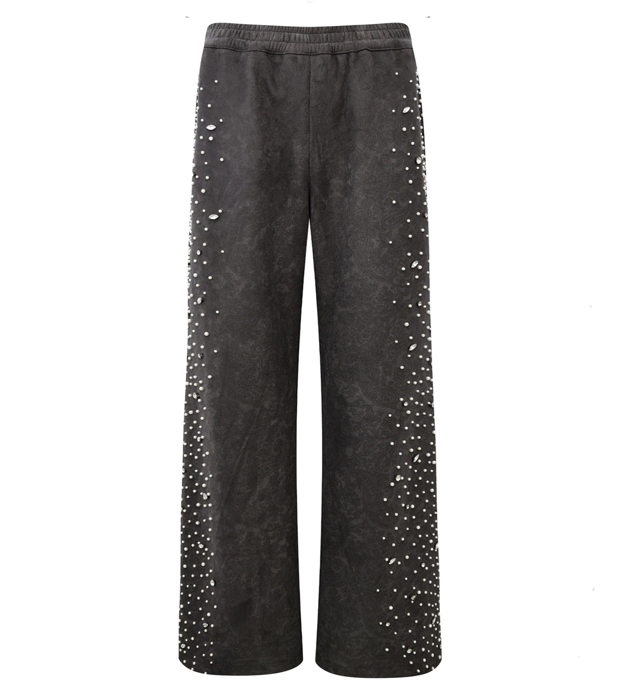 Birth of Royal Child Cashew Blossom Pearl Sweatpants Dark Grey