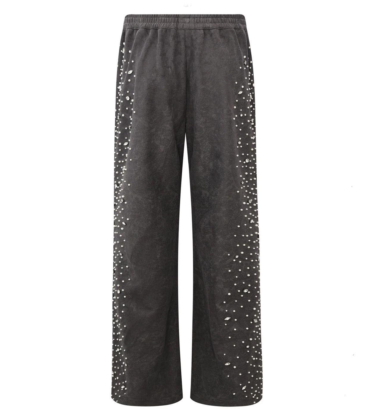 Birth of Royal Child Cashew Blossom Pearl Sweatpants Dark Grey