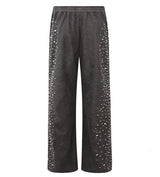Birth of Royal Child Cashew Blossom Pearl Sweatpants Dark Grey