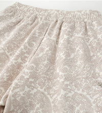 Birth of Royal Child Cashew Blossom Pearl Sweatpants White