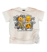 Birth of Royal Child Dirty Washed Emoji Tee White