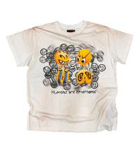 Birth of Royal Child Dirty Washed Emoji Tee White