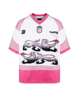 Birth of Royal Child Double Lion Rhinestone Jersey Pink