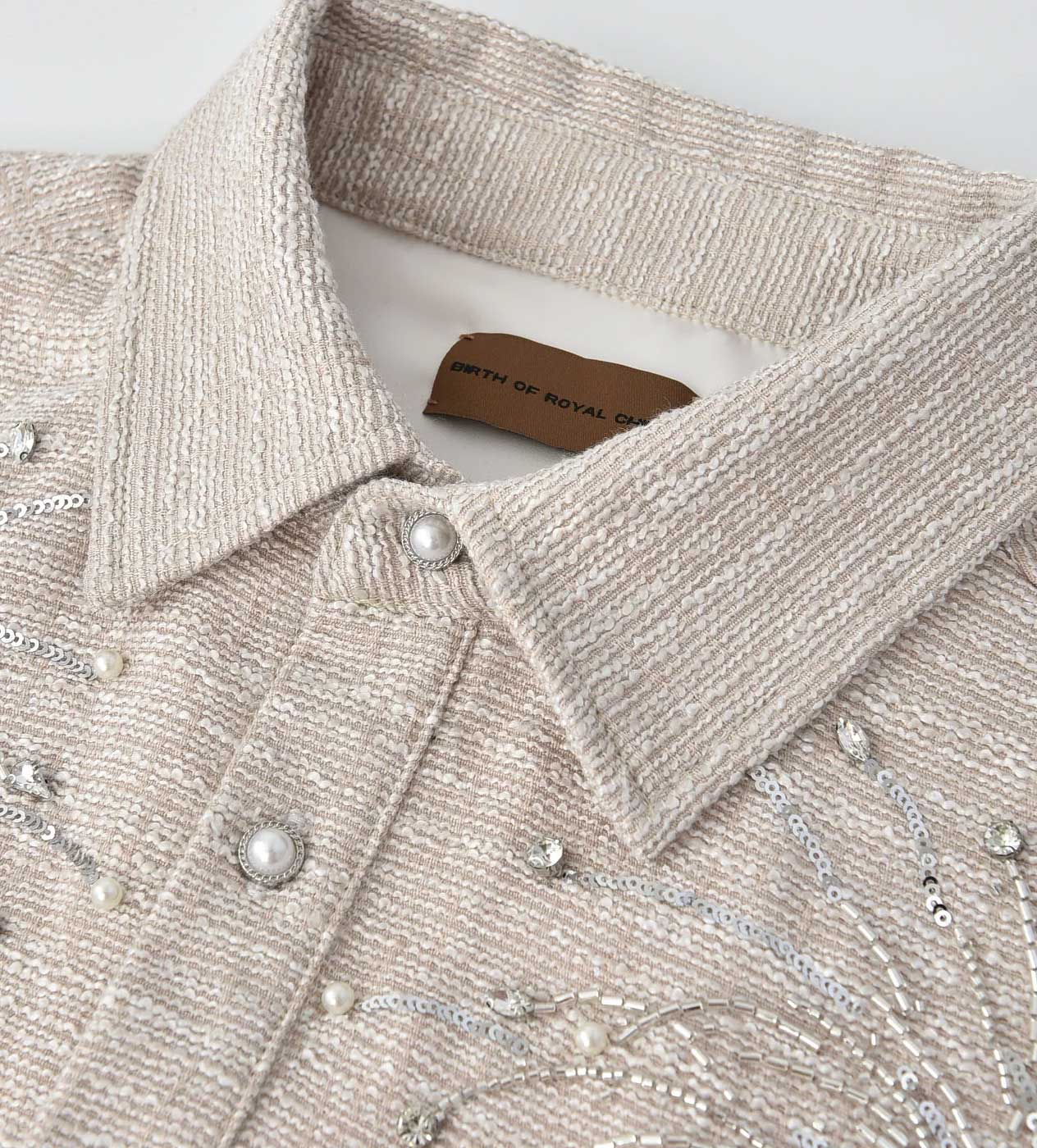 Birth of Royal Child Fireworks Beaded Diamond Shirt