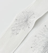 Birth of Royal Child Fireworks Rhinestone Durag White