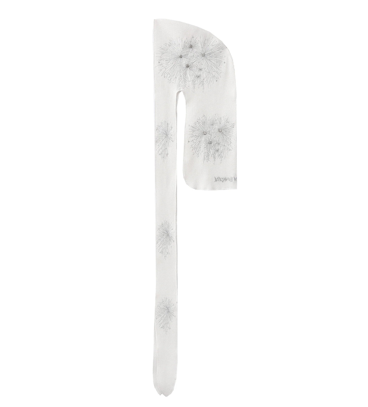 Birth of Royal Child Fireworks Rhinestone Durag White