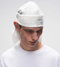 Birth of Royal Child Fireworks Rhinestone Durag White