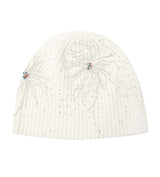 Birth of Royal Child Fireworks Studded Beaded Beanie White