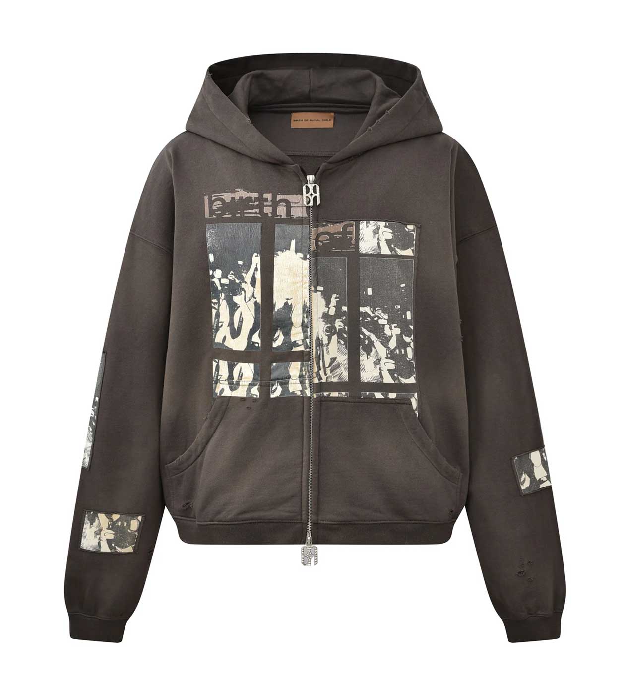 Birth of Royal Child Flash Light Hoodie Black