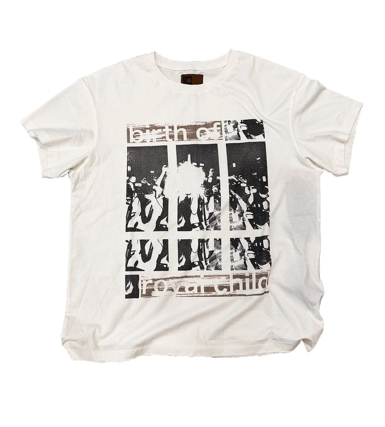 Birth of Royal Child Flashlight Vintage Tee White