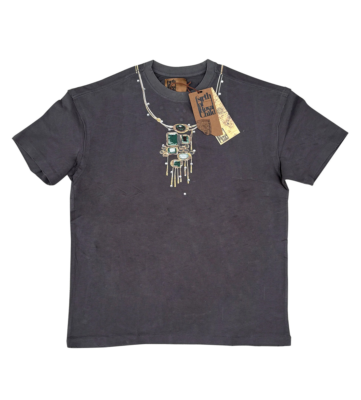 Birth of Royal Child Gemstone Tee Dark Grey