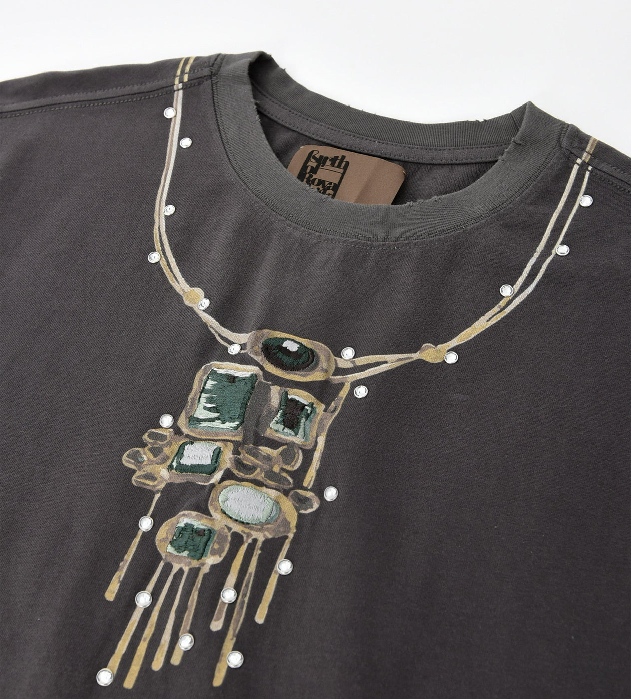 Birth of Royal Child Gemstone Tee Dark Grey