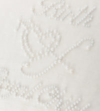 Birth of Royal Child Pearl Patchwork Tee White