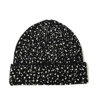 Birth of Royal Child Pearl Rhinestone Beanie Black