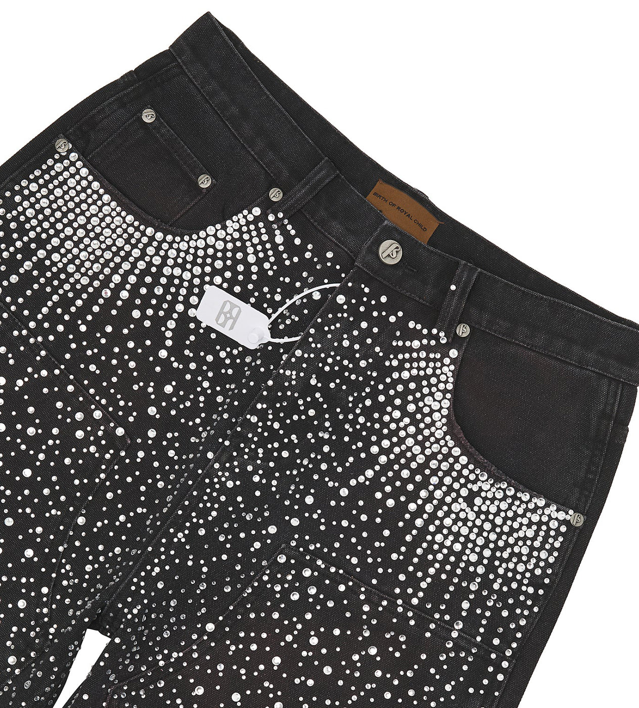 Birth of Royal Child Redial 20k Diamond Shorts Washed Black