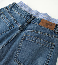 Birth of Royal Child Royal Fluid Dual Waist Baggy Denim