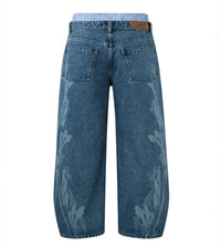 Birth of Royal Child Royal Fluid Dual Waist Baggy Denim