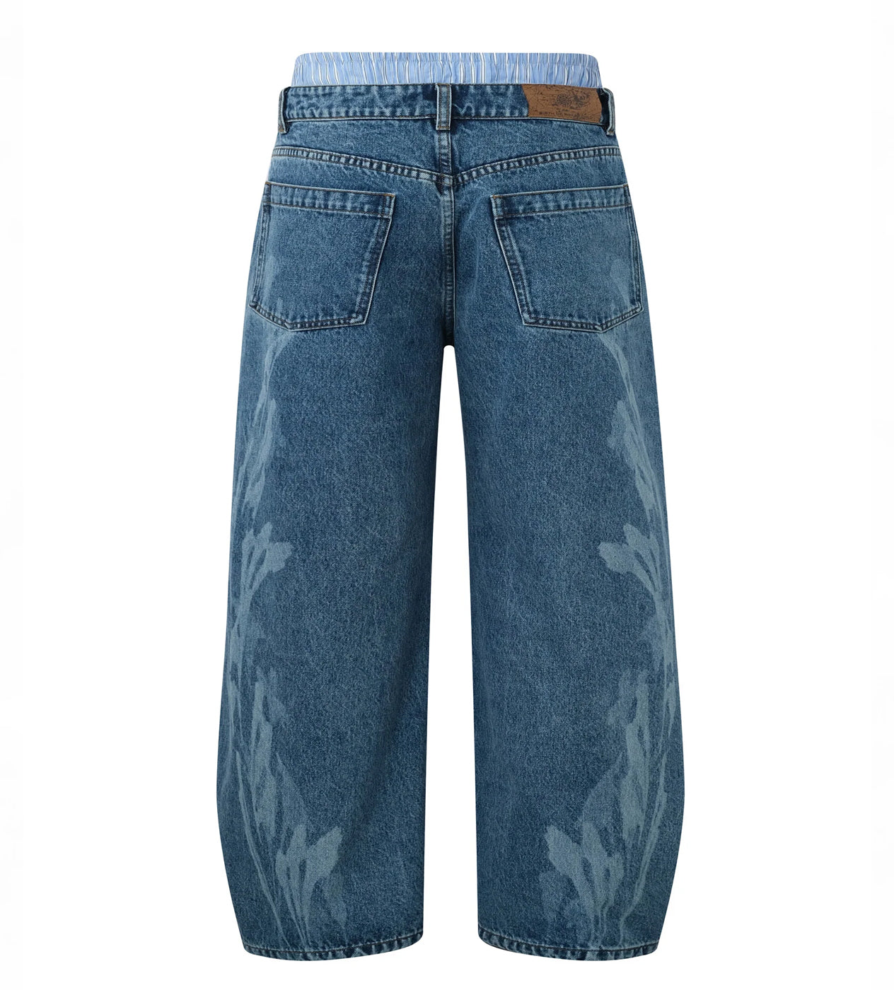 Birth of Royal Child Royal Fluid Dual Waist Baggy Denim