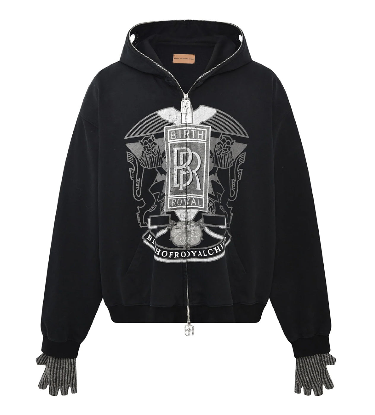 Birth of Royal Child Royce Crown Hoodie Black