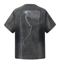 Birth of Royal Child Three Piece Distressed Stained L/S Tee Brown