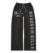 Boredom Kills Collegiate Sweats Black