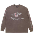 Boredom Kills Garage De La Boredom L/S Tee Vintage Grey