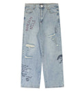Boredom Kills Scribble Denim Wash