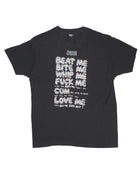 Bossi Vintage Rhinestone Tee Black