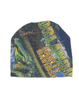 Bossi Vintage Rhinestone Beanie Blue/Green